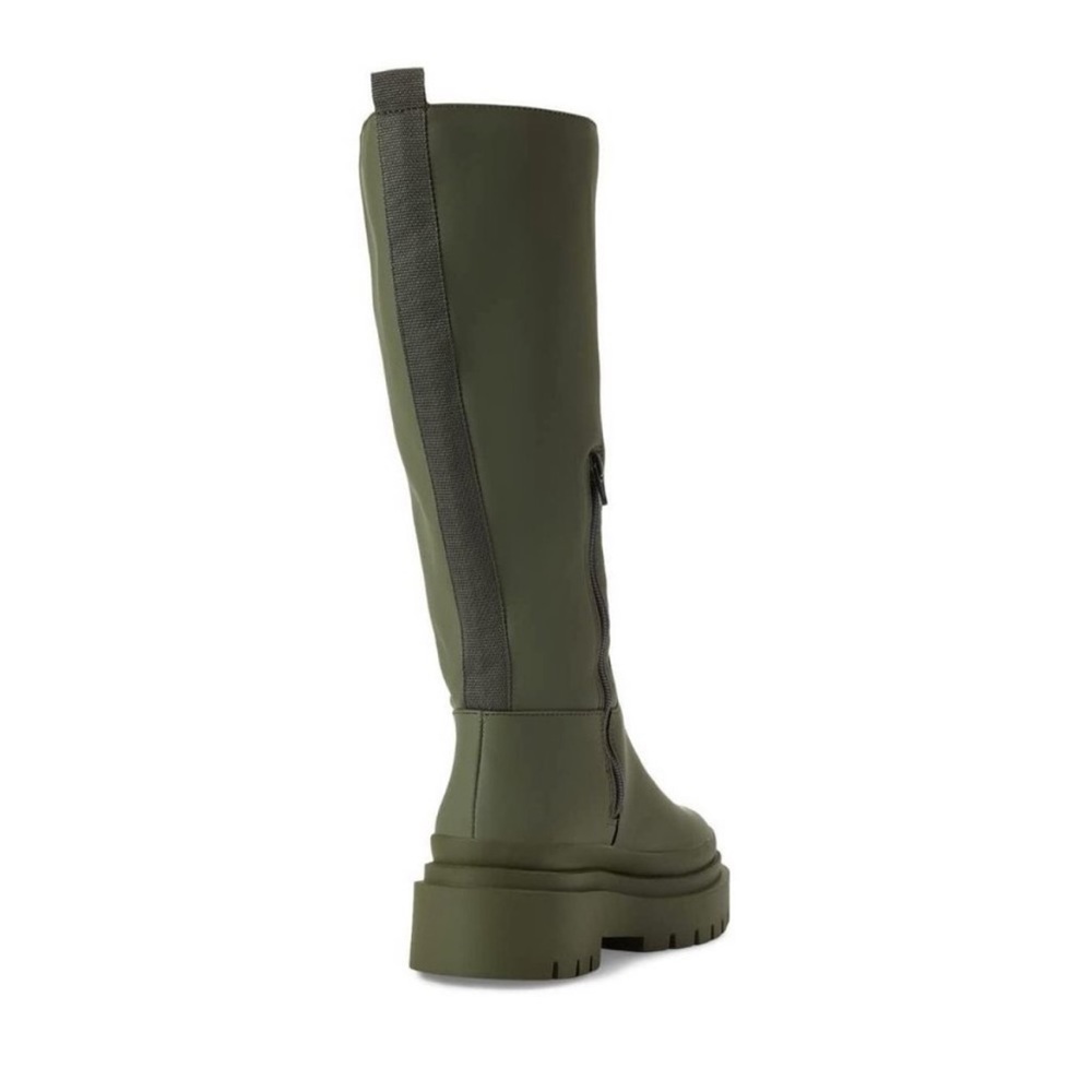 Steve Madden Macall Olive Green Tall Boots - Picture 3 of 13
